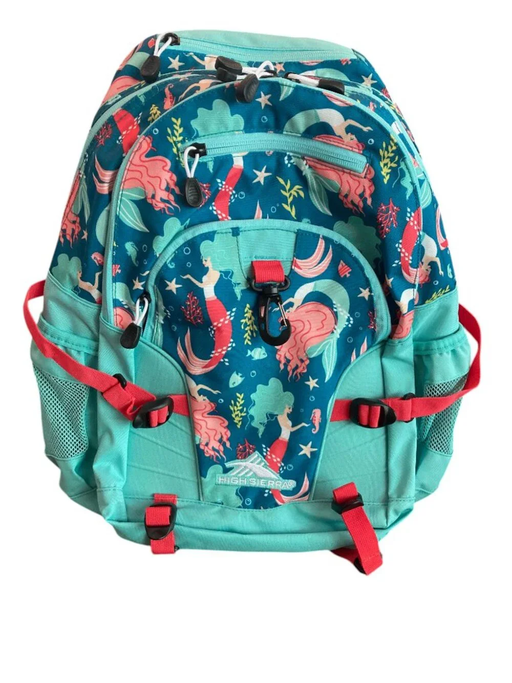 Large HIGH SIERRA Student School Laptop Adventure Loop Backpack MERMAID Mermaids